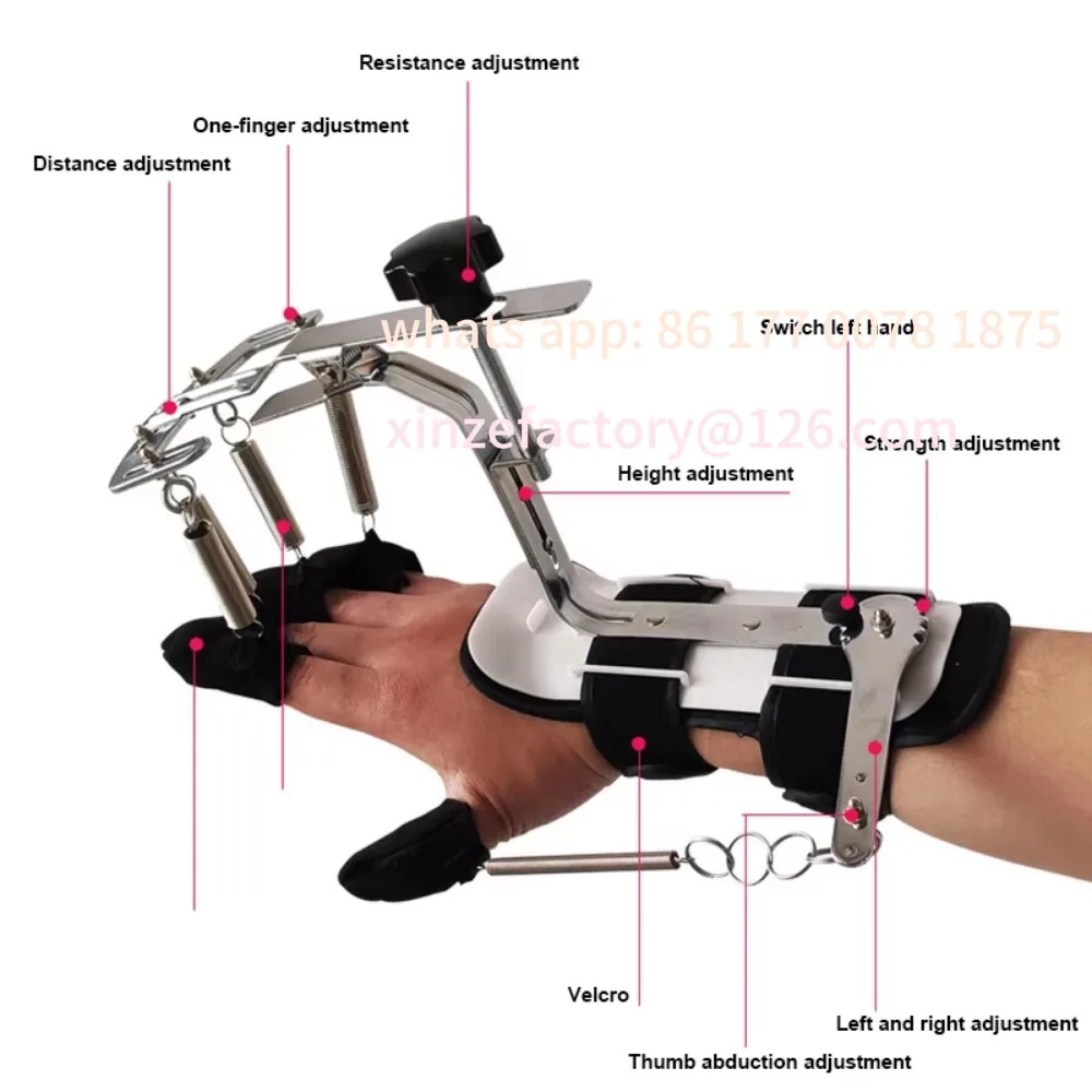 

Настраиваемый гибкий тренажер для пальцев, прочные штрихи, гемиплегия, реабилитационные пружины для силы рук, рамки для дополнительной грифа