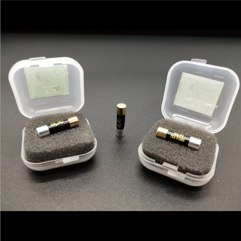 UK, new audiophile gold-plated silver nano audio fuse power amplifier CD decoder bile 5x20mm