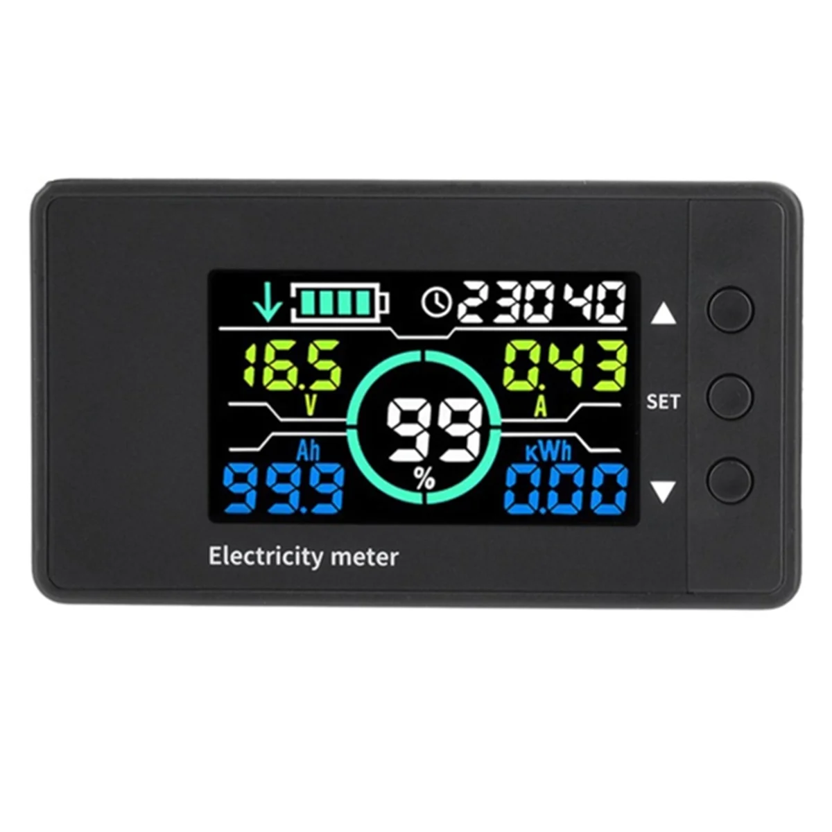 ABJZ 500A Hoge Precisie Coulomb Meter Spanning, Stroom en Power Tester, Elektrische Voertuig Batterij Power Test Indicator