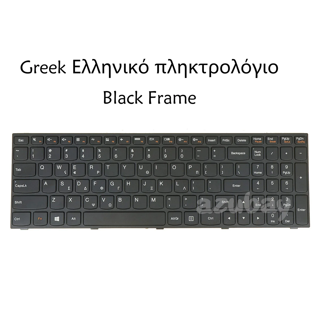 Клавиатура для Lenovo G50-30 G50-45 G50-70 G50-70m G50-80 B50-30 B50-30 Touch B50-45 B50-70 B50-80 G70-70 G70-80 Z70-80, греческая раскладка