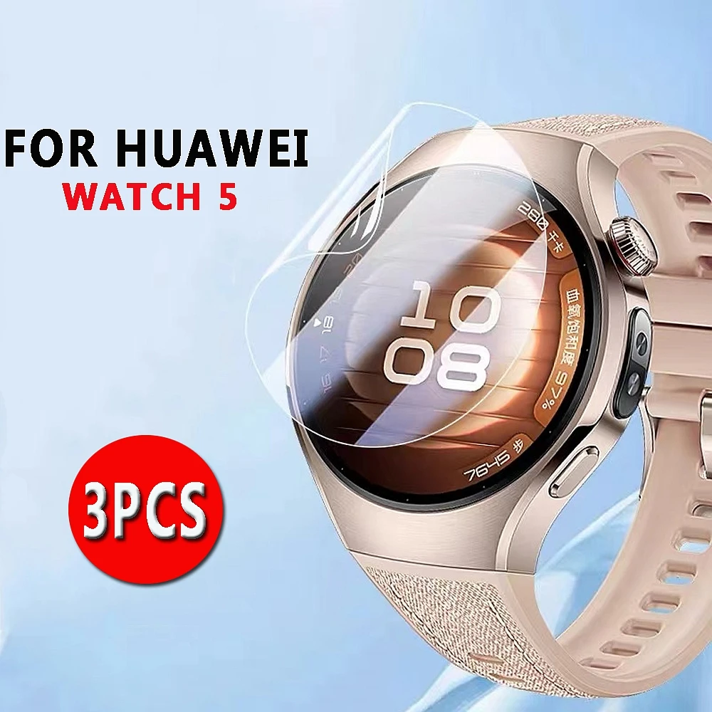 

Uienie 3 шт. гидрогелевые пленки из ТПУ для Huawei Watch5 46 мм/42 мм, защитная пленка с полным покрытием, защитная пленка для экрана умных часов