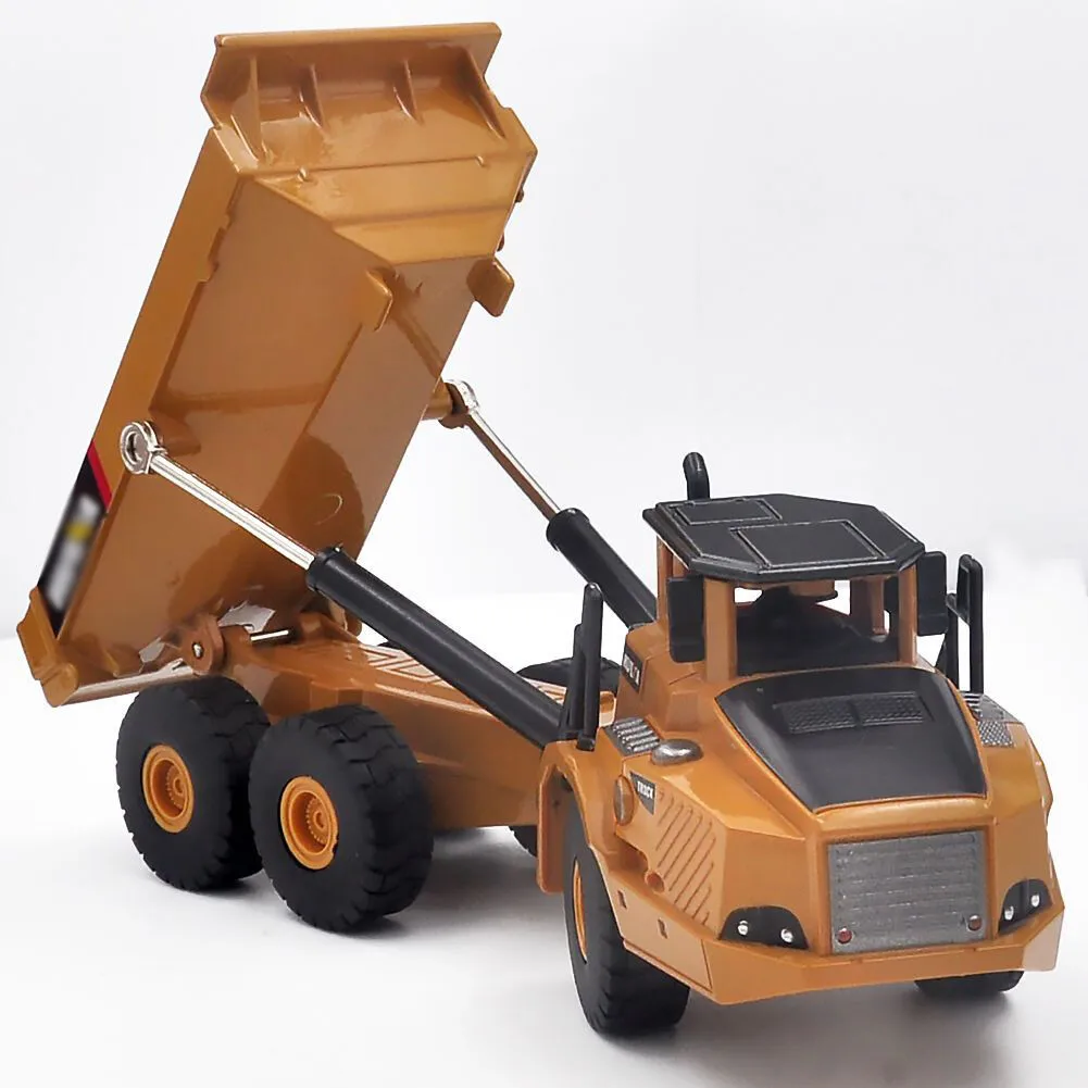 

Имитация модели самосвала из сплава, игрушечный самосвал, инженерный автомобиль на строительной площадке, детская подарочная коллекция