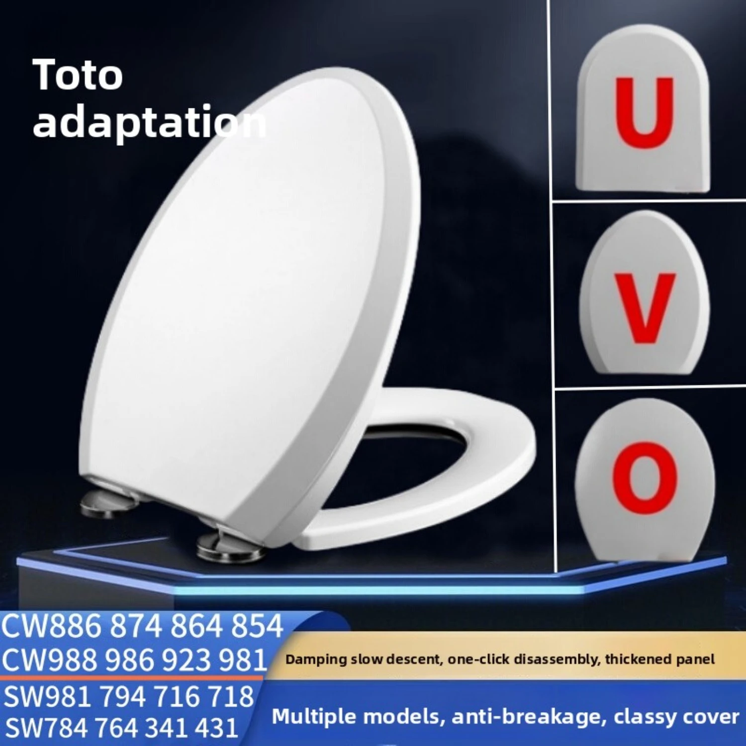 

Чехол на сиденье унитаза, совместимый с TOTO SW981B 764 784 CW874 781 886, модели, универсальный, подходит для дома, аксессуары для ванной комнаты, замена