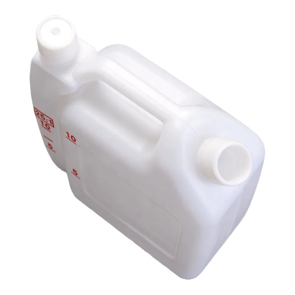 For Outdoor Equipment White Oil Mixing Container Petrol Oil Mixer 25 1 40 1 50 1 Mixing Ratios Easy Pour Spout