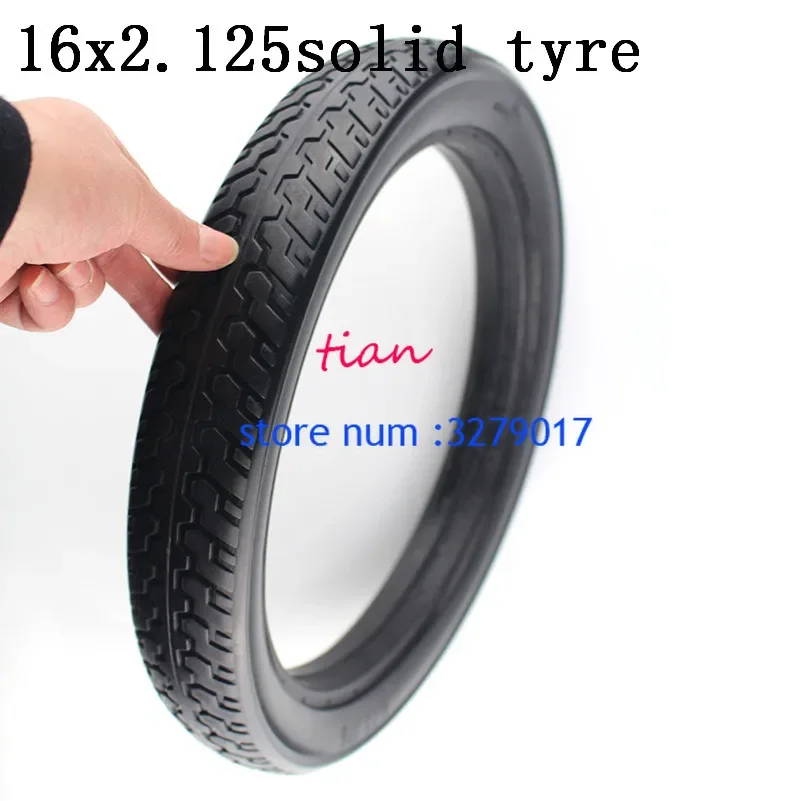 16x2.125 Inches Solid Tire with Good Quality for Bicycle Anti Stab 16*2.125 Riding MTB Road Bike Tyre Motorcycle Tires