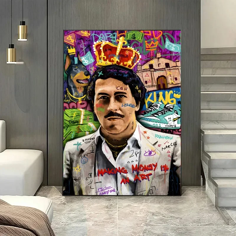 Modern Street Graffiti Aesthetic Wall Art Movie Godfather HD Canvas Paintings Posters and Prints Home Bedroom Living Room Decor