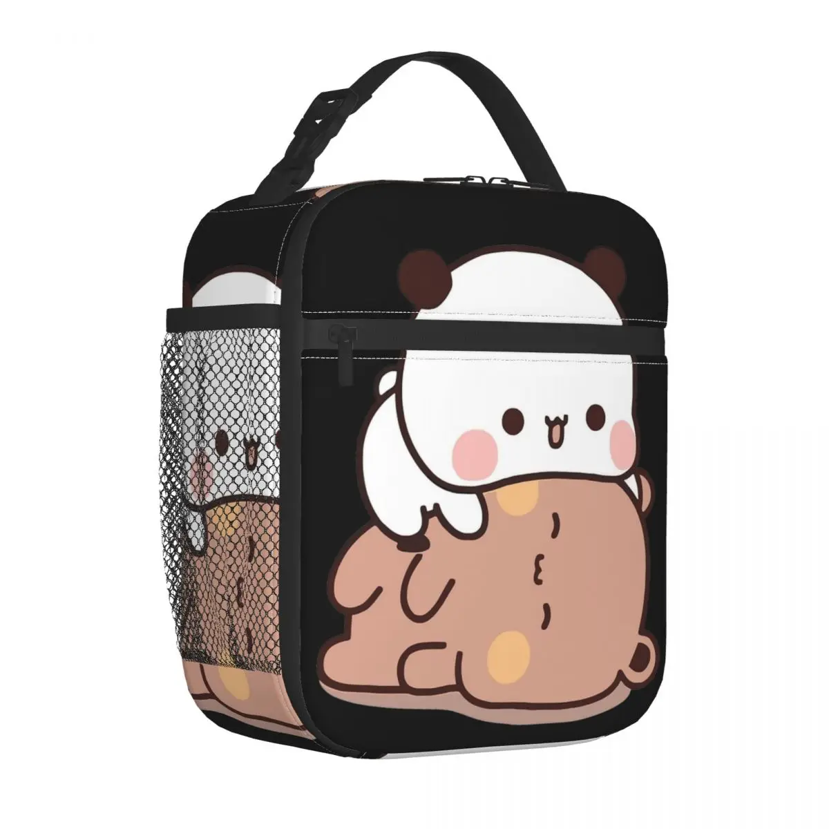 Bubu Dudu Playing Insulated Lunch Bag Large Panda Bear Reusable Thermal Bag Tote Lunch Box Beach Picnic Girl Boy