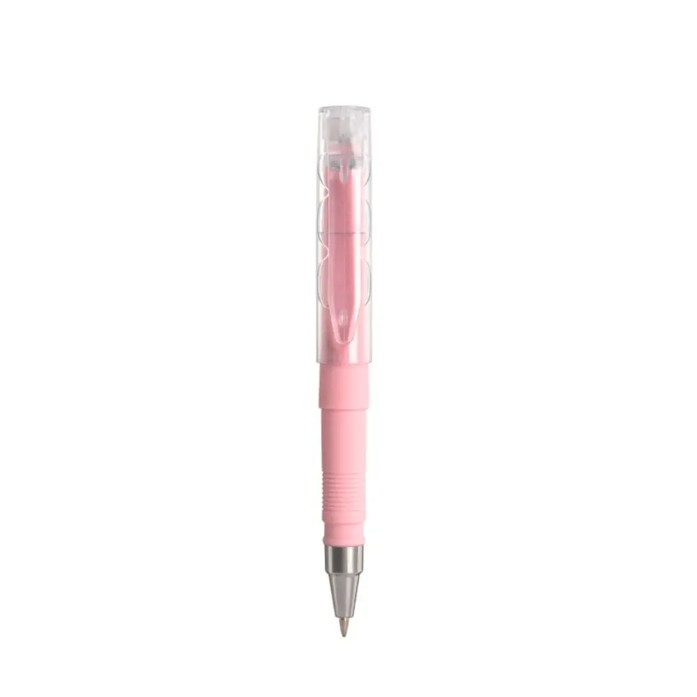 

Smooth Writing Mini Pocket Pen Refillable 0.5mm Tip Ballpoint Pen Black Ink Morandi Color Writing Pen School Office
