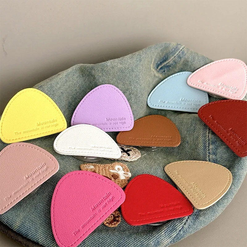 

Креативная кожаная треугольная подставка для подушки безопасности для телефона, складной телескопический задний клейкий держатель, портативный кронштейн для Iphone Samsung Griptok