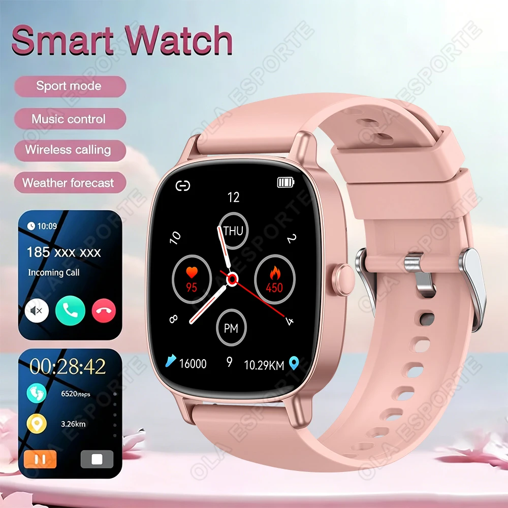 

2026 New Smart Watch Bluetooth Call Message Reminder Sleep Health Monitor Smart Watch Christmas Gift Suitable for Men Women HW12