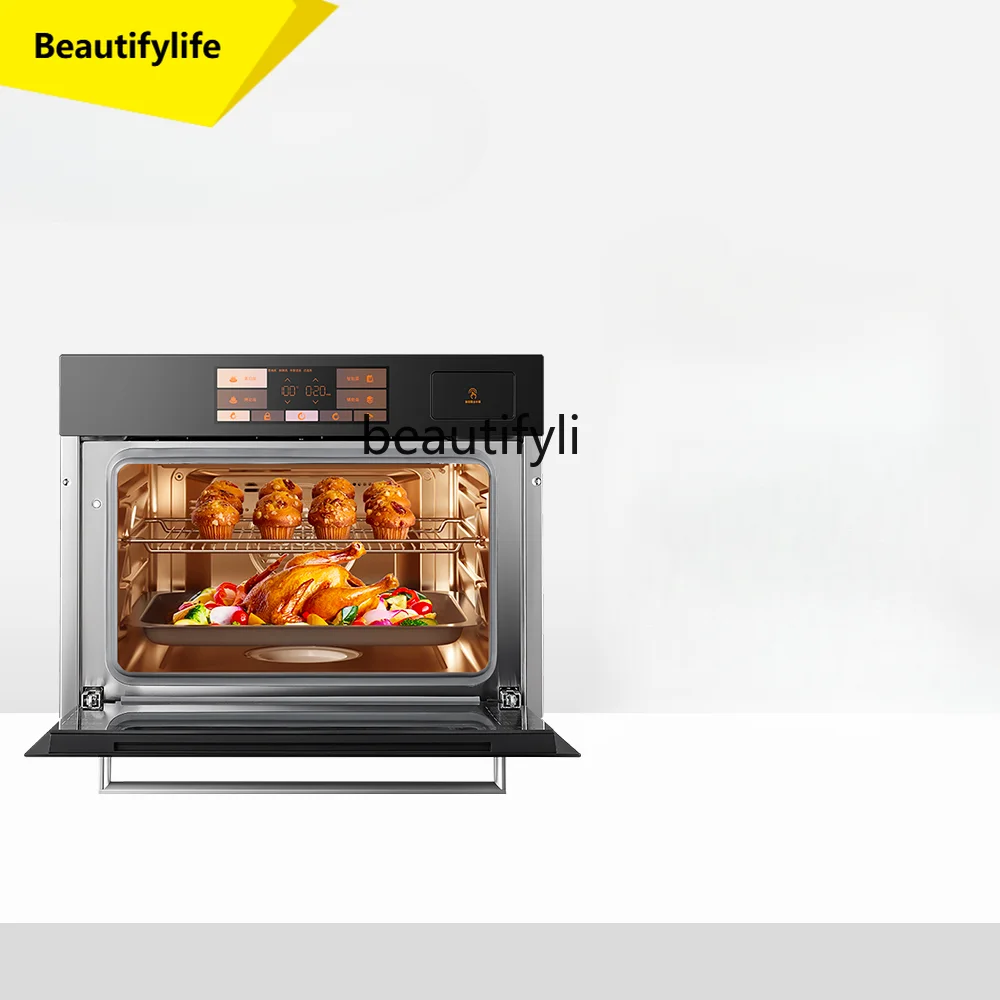 

A61 Steaming, Baking, Frying and Stewing All-in-One Machine EF1 Intelligent Color Film Embedded Electronic Steam Oven Household