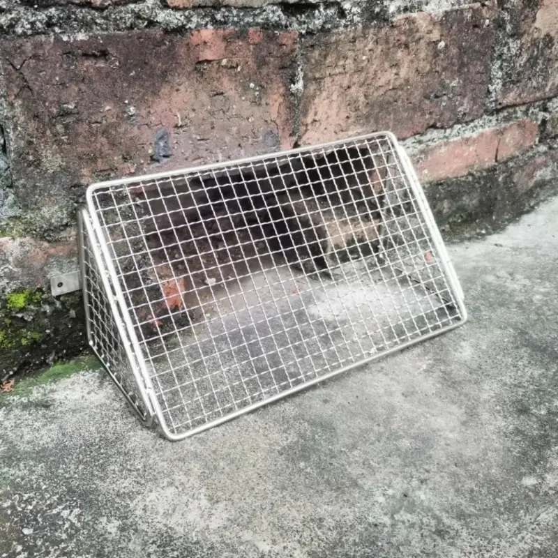 1PC Roof Side Wall Angle Stainless Steel Floor Drain Removal Grate Side Pipe Grid Mesh Cover Balcony Drain Filter Accessories