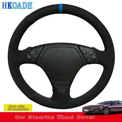 Customize DIY Suede Leather Car Steering Wheel Cover For BMW E36 1996-2000 E46 1998-2000 Z3 E36/7 1995 1996-1999 Car Interior