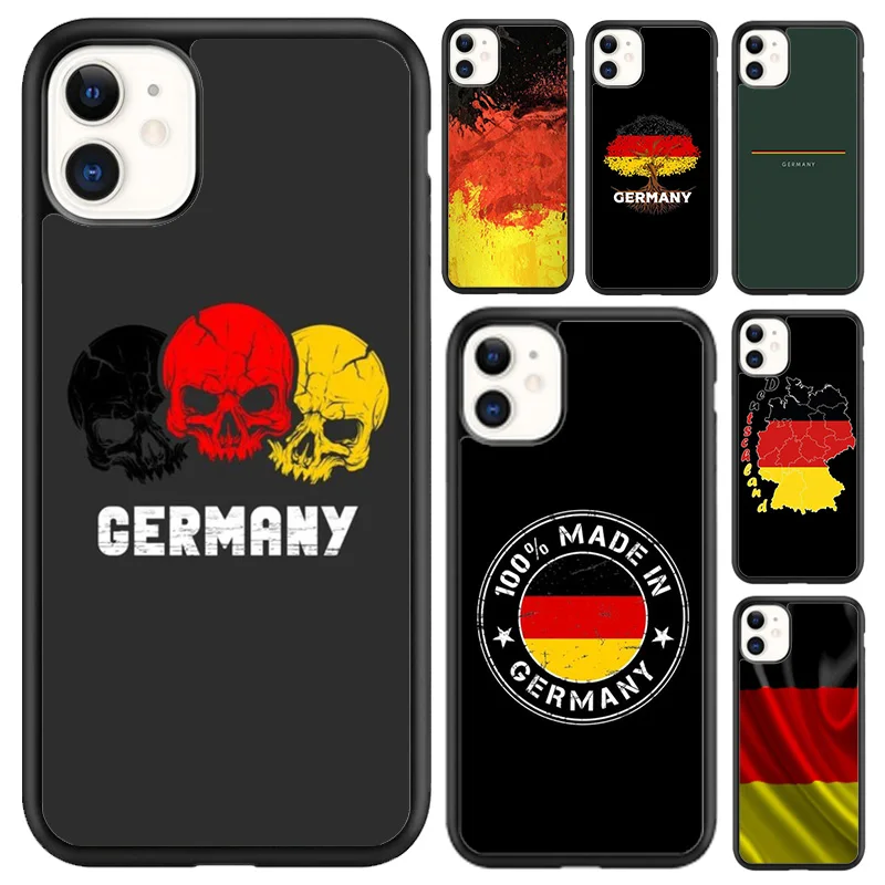 Germany Flag National Emblem Phone Case For iPhone 17 Air 16 15 14 plus 11 12 13 pro max Shell Cover coque
