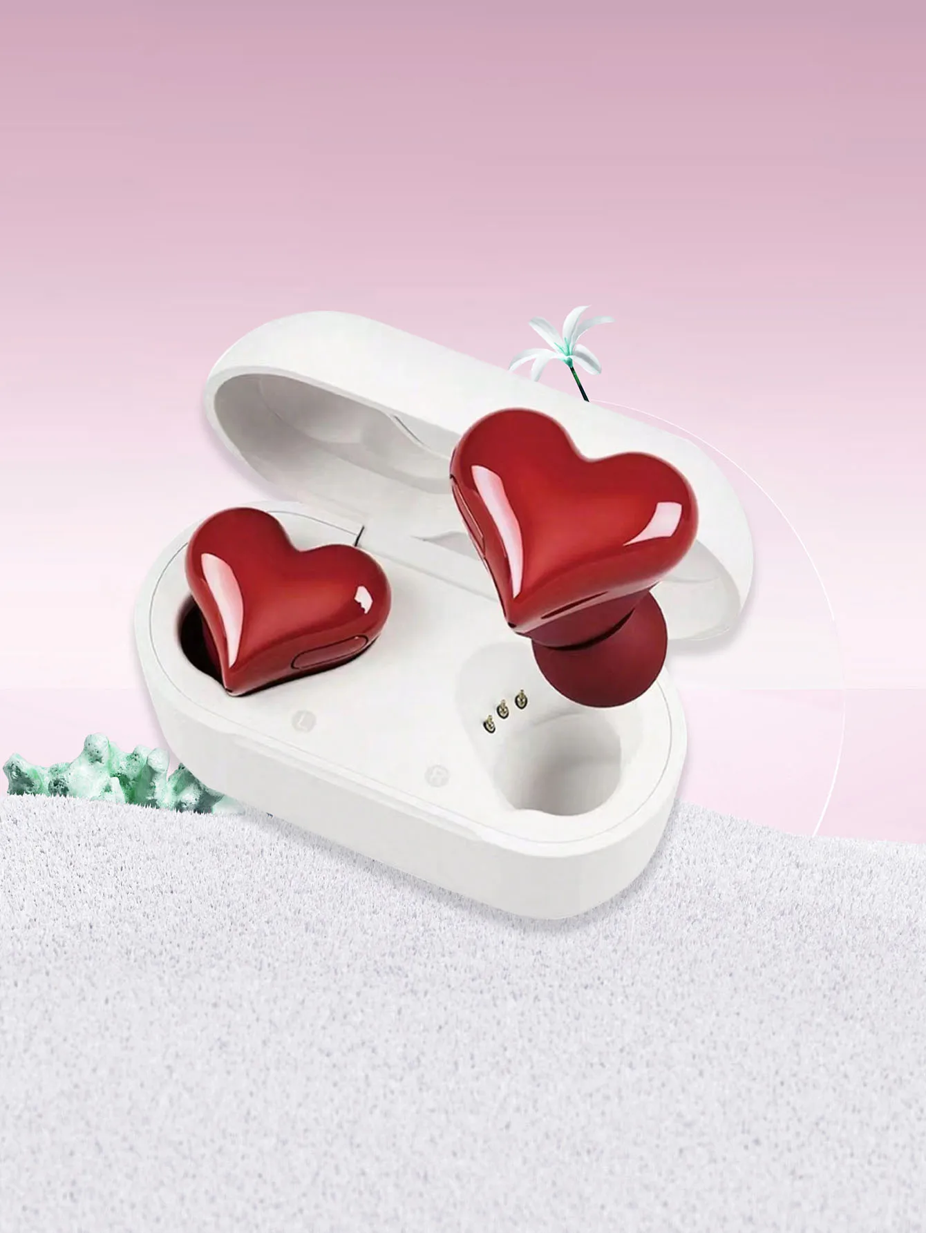 سماعات بلوتوث من Love Ear داخل الأذن، عمر بطارية طويل وعمر منخفض، سماعات بلوتوث لاسلكية للاستماع إلى الموسيقى.