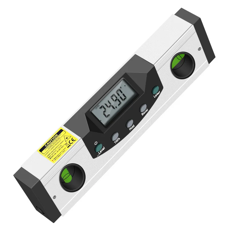 150mm 200mm Laser Digital Level LCD display digital protractor with Laser Beam Red Laser Level Laser Horizontal 0-200mm