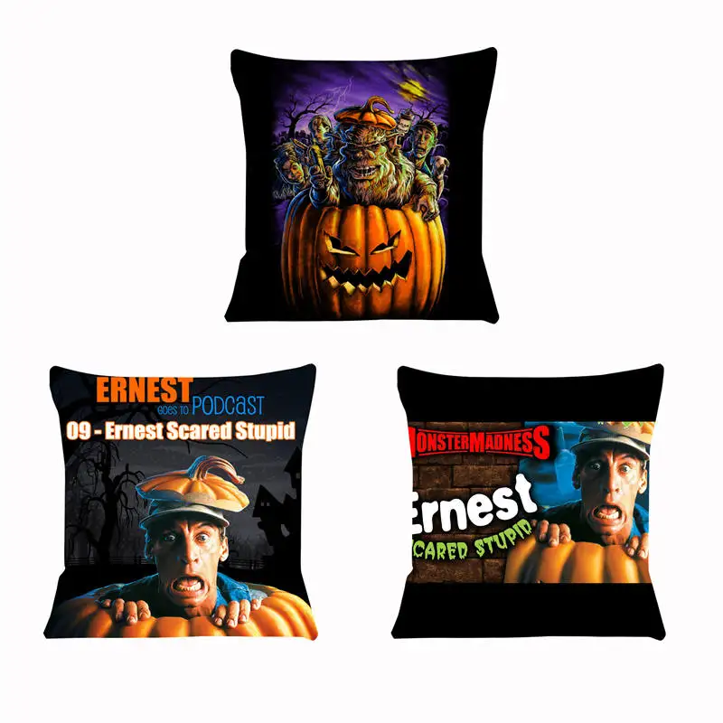 

Ernest Scared Stupid Cushion Cover Comfortable Short Plush Pillow Cases Chair Car Sofa Pillow Cover Home Decorative SJ-309