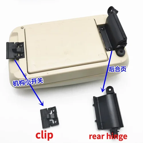 Imagen 2 del producto Caja de reposabrazos para BYD F3 Toyota Corolla, bisagra trasera de bloqueo, Su Rui F3R F3, mecanismo pequeño, interruptor para abrir el mango