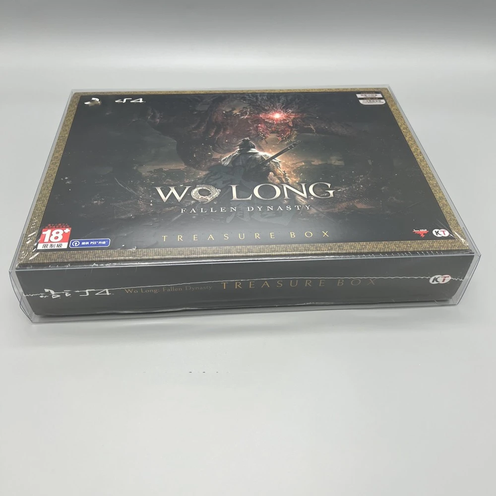 Transparent Box Protector For Wo Long：Fallen Dynasty/Sony PS4/PS5 Collect Boxes TEP Storage Game Shell Clear Display Case