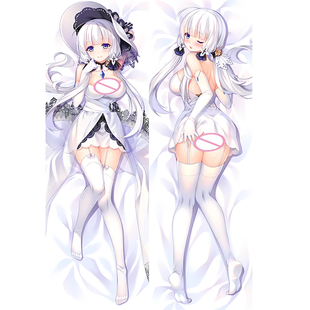 Azur Lane Illustrious Cosplay Anime Pillow Case  Sexy Girl  2WAY Hugging Body Pillow Case Japanese Otaku Pillow Cushion Cover