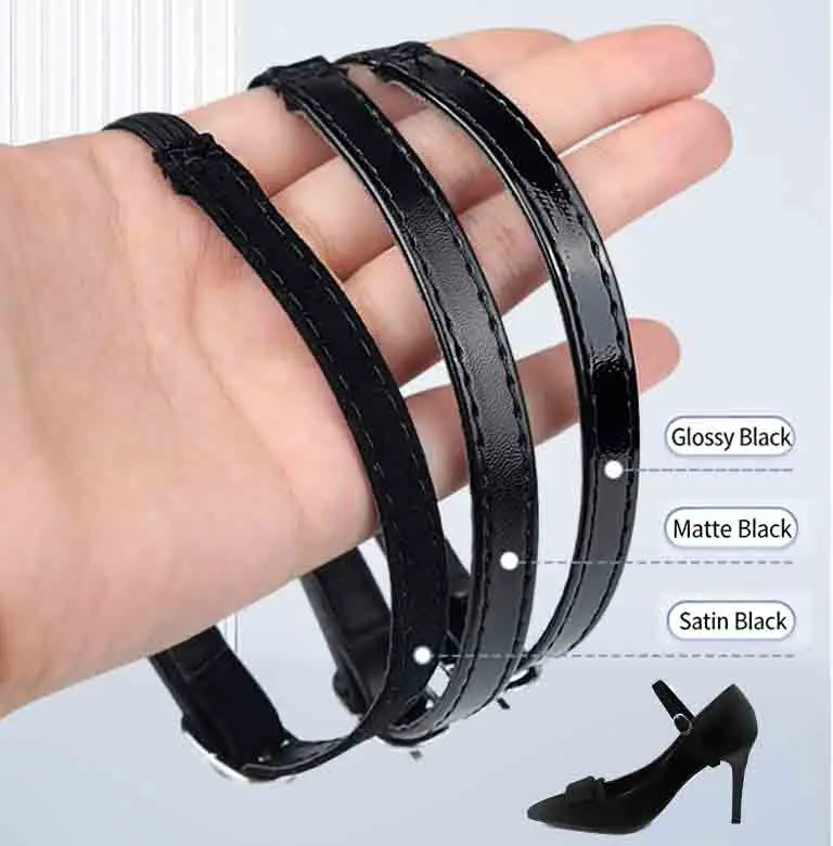 

Women Shoelaces for High Heels Adjustable Ankle Shoe Belt Holding Bundle Shoe Laces Tie Straps Band Elastic Rhinestone Shoelace