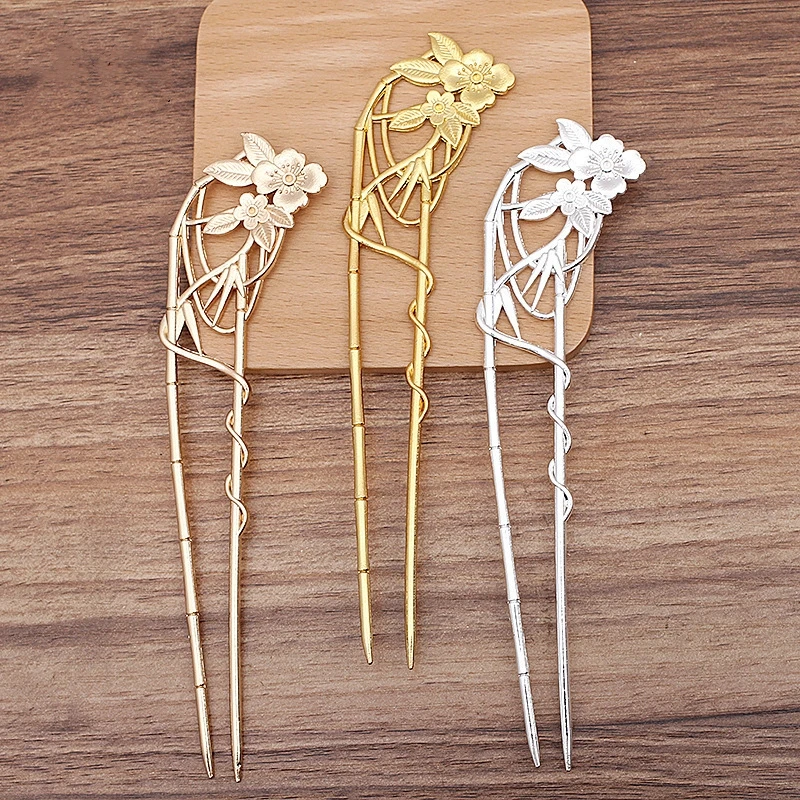BoYuTe Metal Alloy Hairpin Hair Stick Materials Handmade DIY Jewelry Accessories and Components Wholesale