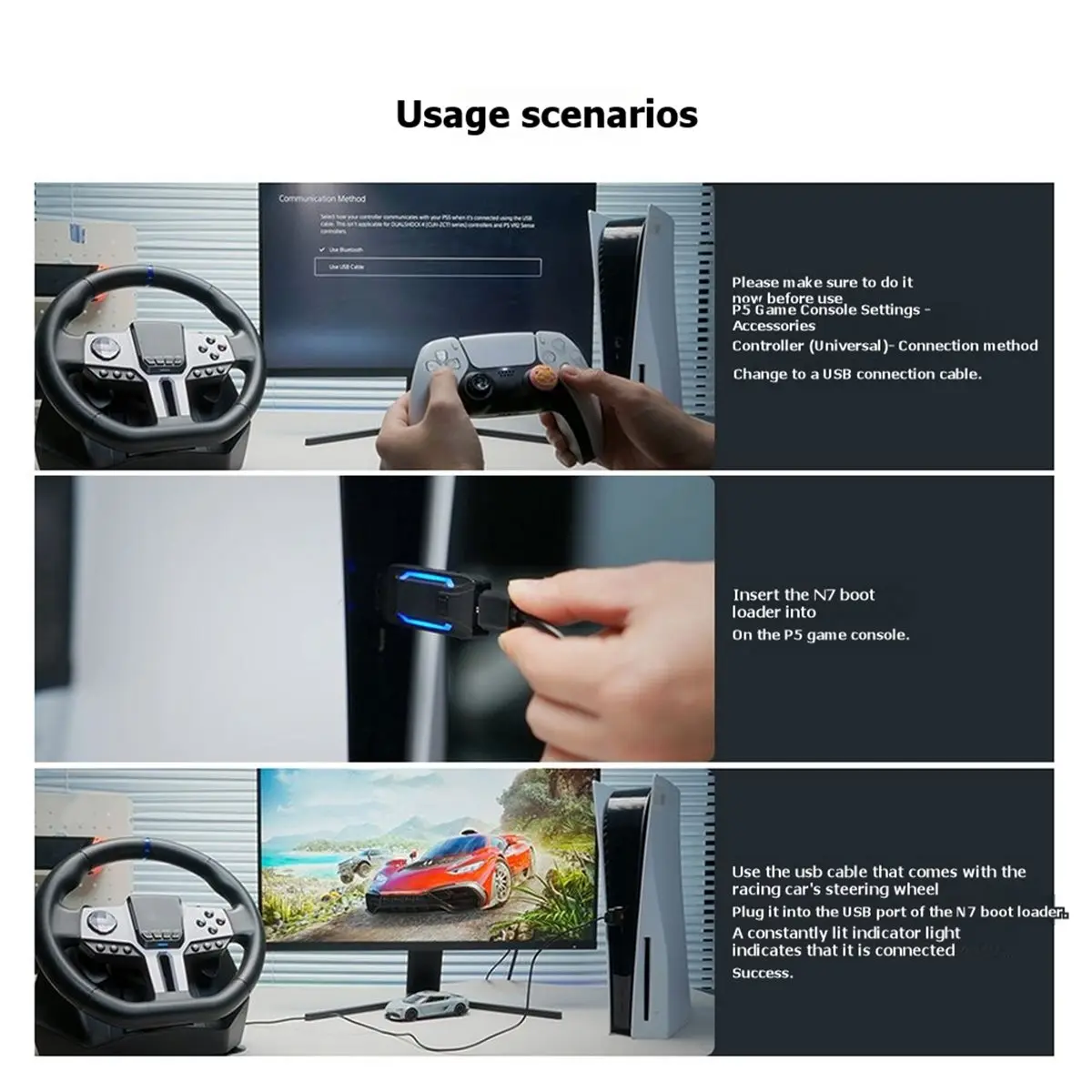 ad11]-n7-racing-steering-wheel-receiver-for-racing-game-steering-wheel-adapter-for-v3-v900-v900-gen2-v9-v9-gen2