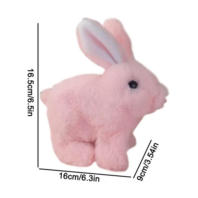 Realistic Bunny Plush Realistic Cute Plush Rabbits Educational Interactive Bunny Rabbit Toy Interactive Realistic Bunny