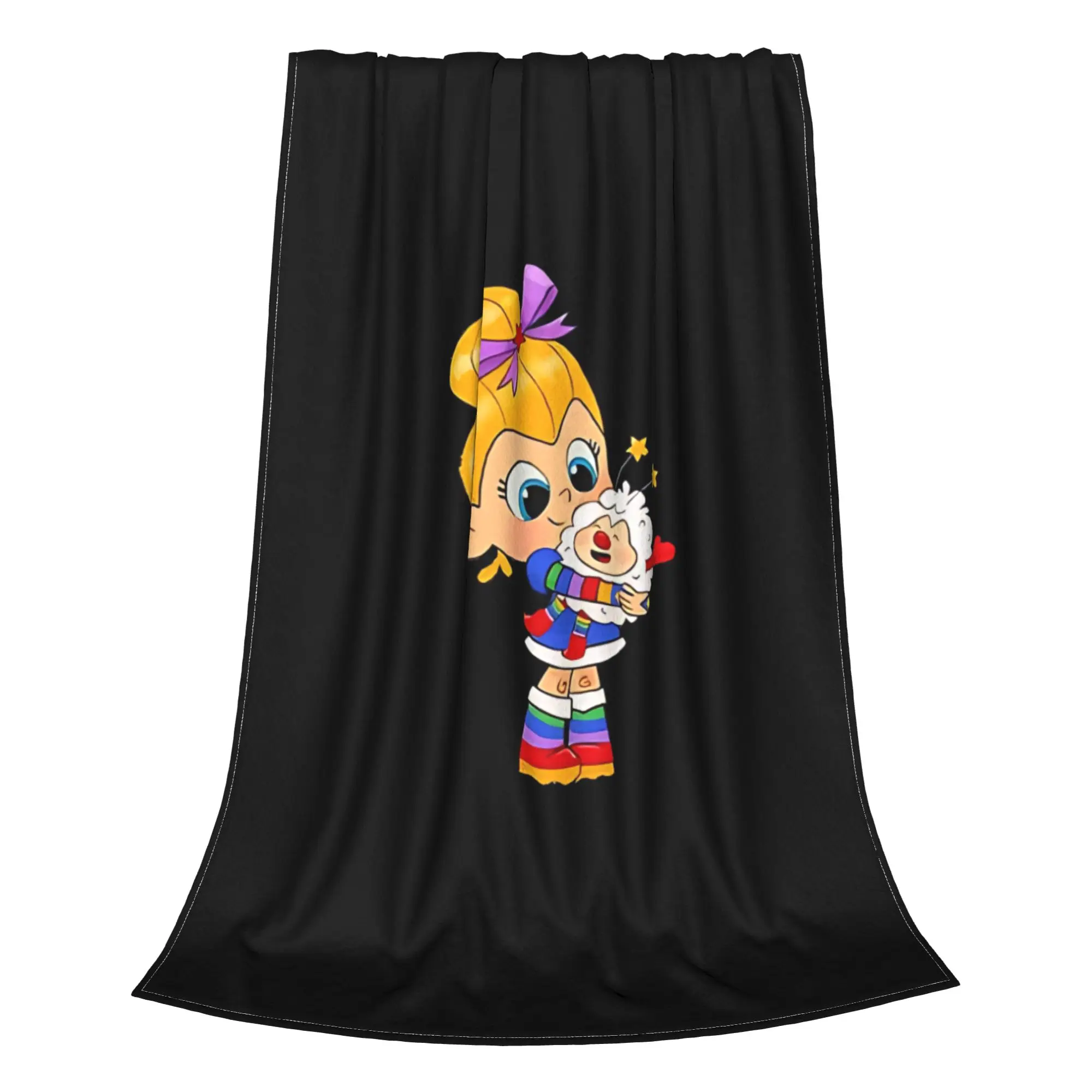 1PC Home Cutecore result R-Rainbow Brite Blanket Super Cosy Plush Home Living Room Sofa Halloween