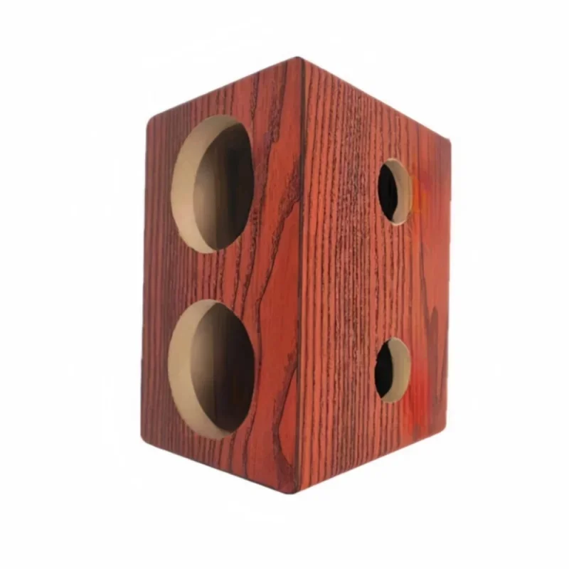 3-inch Dual Subwoofer Empty Box Passive Speaker Wooden Drawer DIY Car/Home Audio Modification Subwoofer Housing High Sound Hole