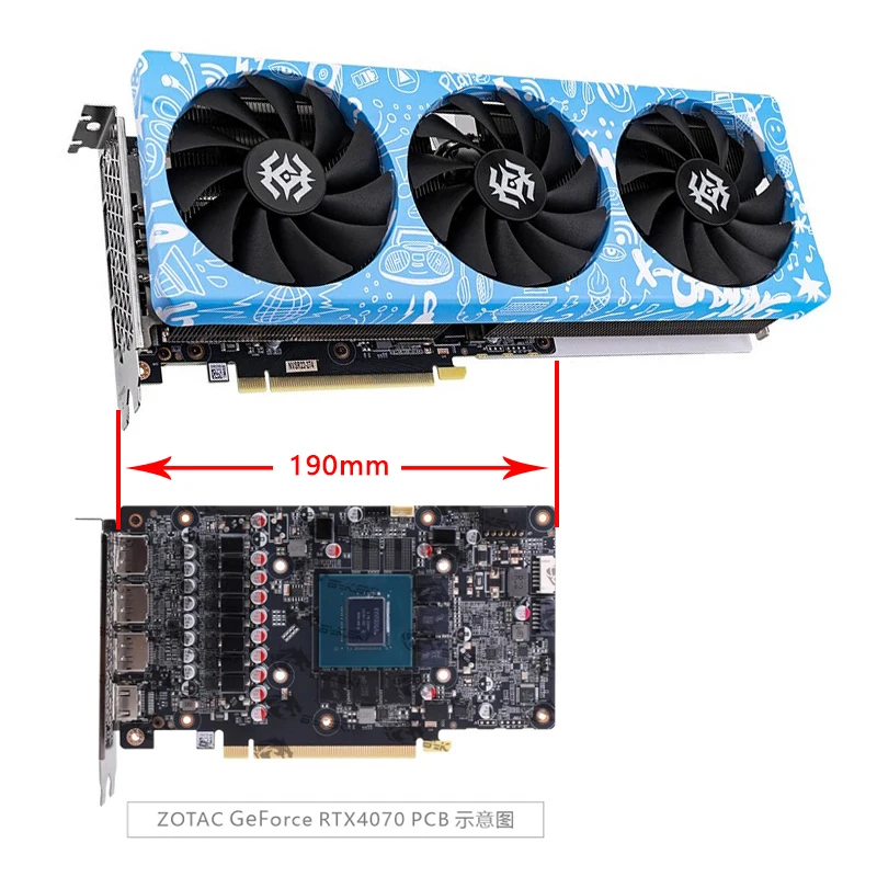 Bykski N-ST4070TIXG-X บล็อกน้ำสำหรับซ็อตแอก เจอร์ฟอยซ์ RTX 4070 Ti X-Gaming/AMP AIRO Trinity การ์ด/ทองแดงคูลเลอร์หม้อน้ำ