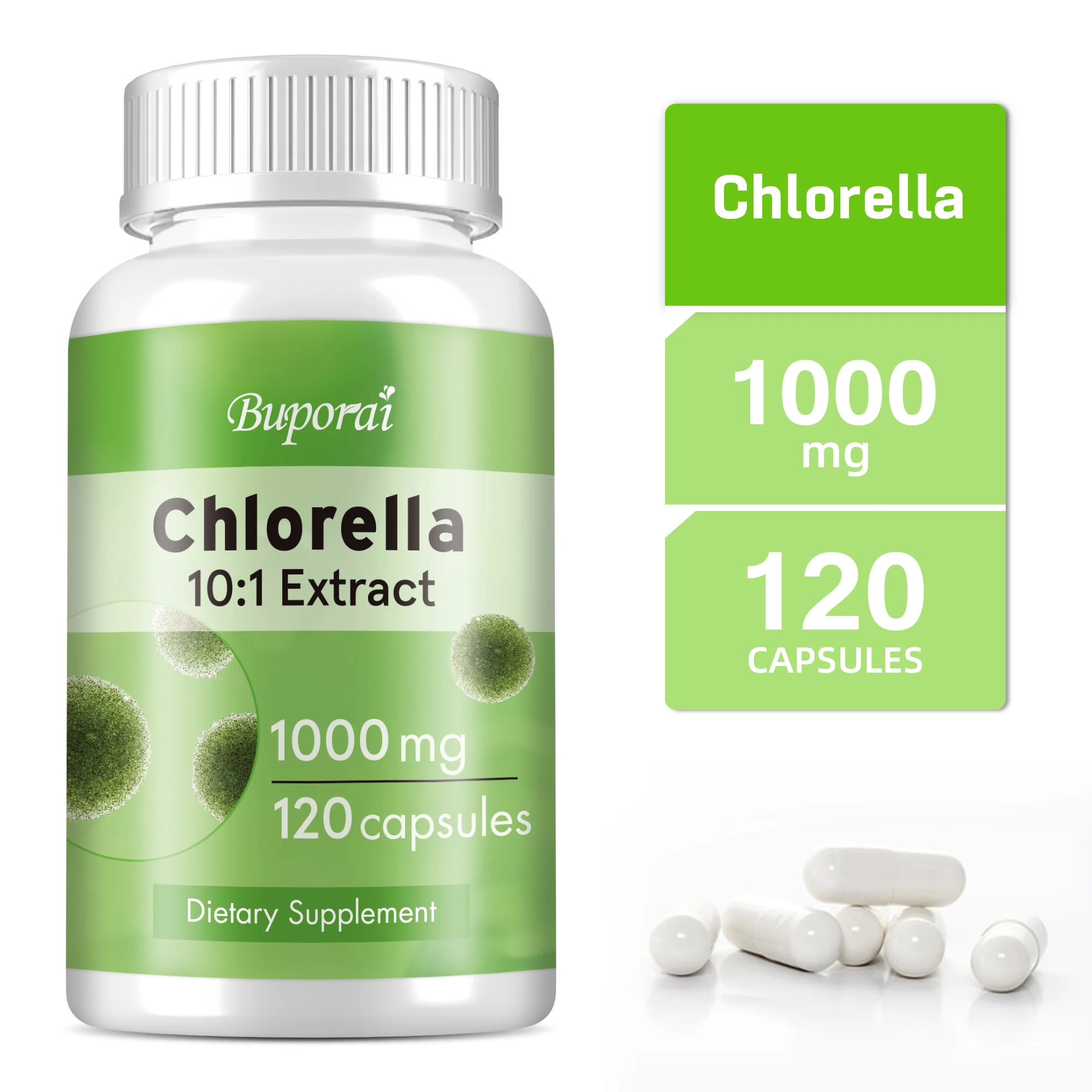 مستخلص كلوريلا - يعزز تنظيف وإصلاح الكبد، ومضادات الأكسدة، ويحسن الهضم، ويدعم صحة القلب والأوعية الدموية #1