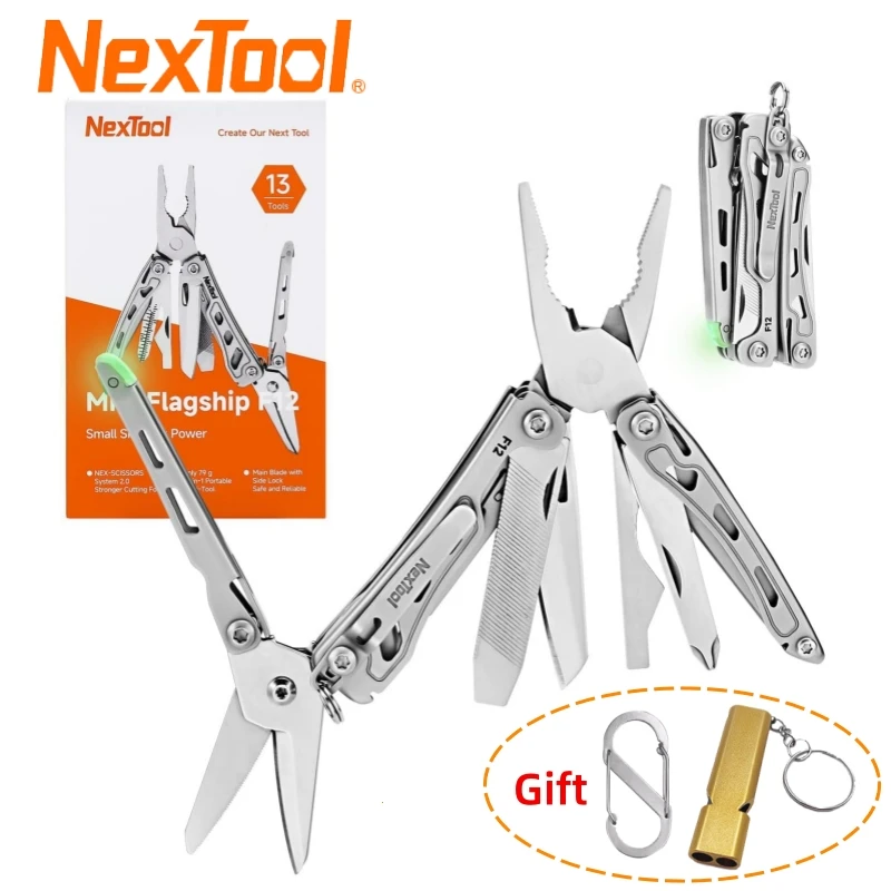 �y�Z�[�����zNexTool NEW 13 in 1 �~�j�t���b�O�V�b�v F12 �}���`�c�[�� �܂肽���ݎ� EDC �}���`�c�[�� �h���C�o�[ �y���` ���X�� ��K �A�E�g�h�A �n���h�c�[��