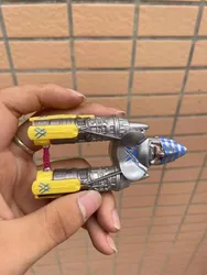 2pcs anime Wars Star X-Wing Starfighter Mini Diecast Spacecraft car Model kids baby Toy gift
