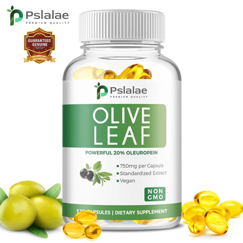 

Olive Leaf Extract Supplement - Antioxidant, Immune Support, Promotes Heart,Skin & Cardiovascular Health, Improves Energy Levels