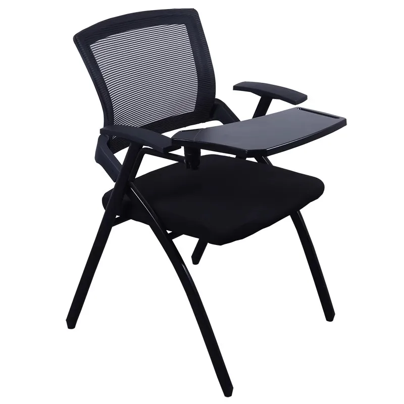 Folding Training Chair with Table Board Conference Chair with Writing Board Table and Chair Integrated Conference Room