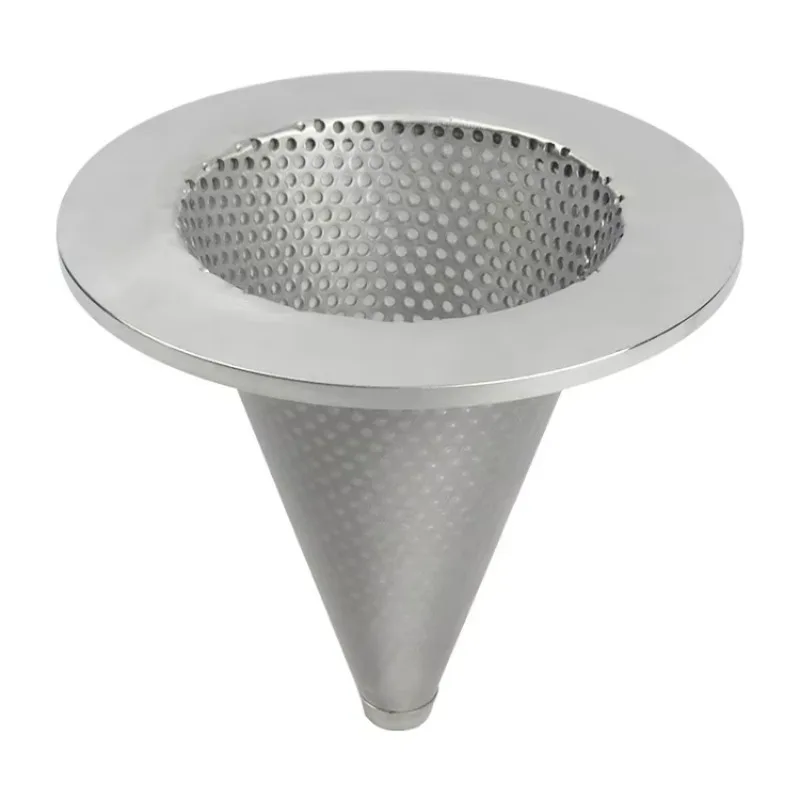 ไส้กรองน้ำมันสแตนเลสแบบกรวย 145*211*208 องศา ไส้กรองไฮดรอลิก สภาพใหม่