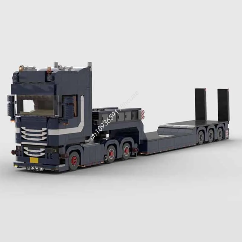 

1440 шт. MOC Scaniaes R620 v8 мет dieplader модель строительные блоки сборка модульные детские игрушки рождественские подарки