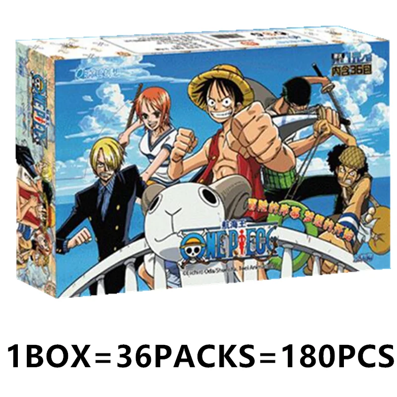 One Piece Collection Cards Anime Trading Game Luffy Sanji Nami TCG Booster Box Game Cards