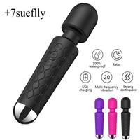 20 Modes Powerful Vibration Mini Vibrator Sex Toys AV Magic Stick Massager Clitoris G-Spot Vibrators For Women Erotic Adults 18+