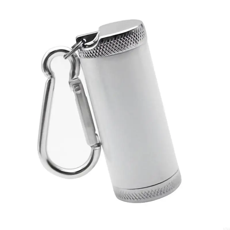 

Pocket Size Portable Ashtray Sealed Aluminum Alloy Mini Container Easy To Clean For Daily Carrying Walking Camping Use 87HA