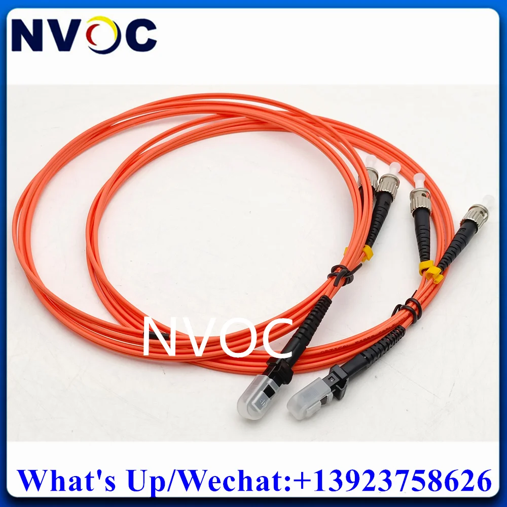 

5Pcs 7M MTRJ Female Male to ST/SC/LC/FC Multimode OM1 62.5/125 1.8mm Duplex LSZH Orange MM Fiber Optic PatchCord Cable Connector