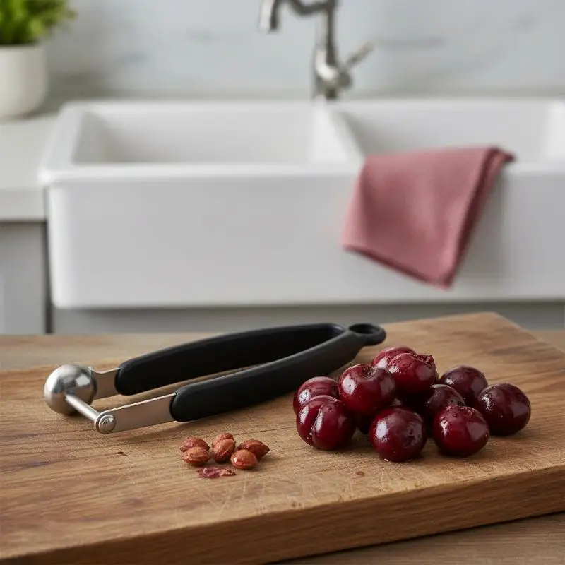 1Pcs Portable Multifunctional Cherry Pitter Remover Jujube Squeeze Pitter Fast Remover Tool Kitchen Gadget Fruit Vegetable Tools