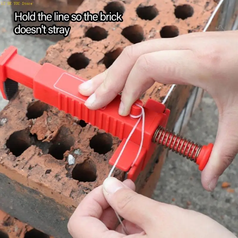 W3JE 2PCS Brick Cook Clips кирпичные настенные зажимы для подвесного выравнивания измерения инструмента.