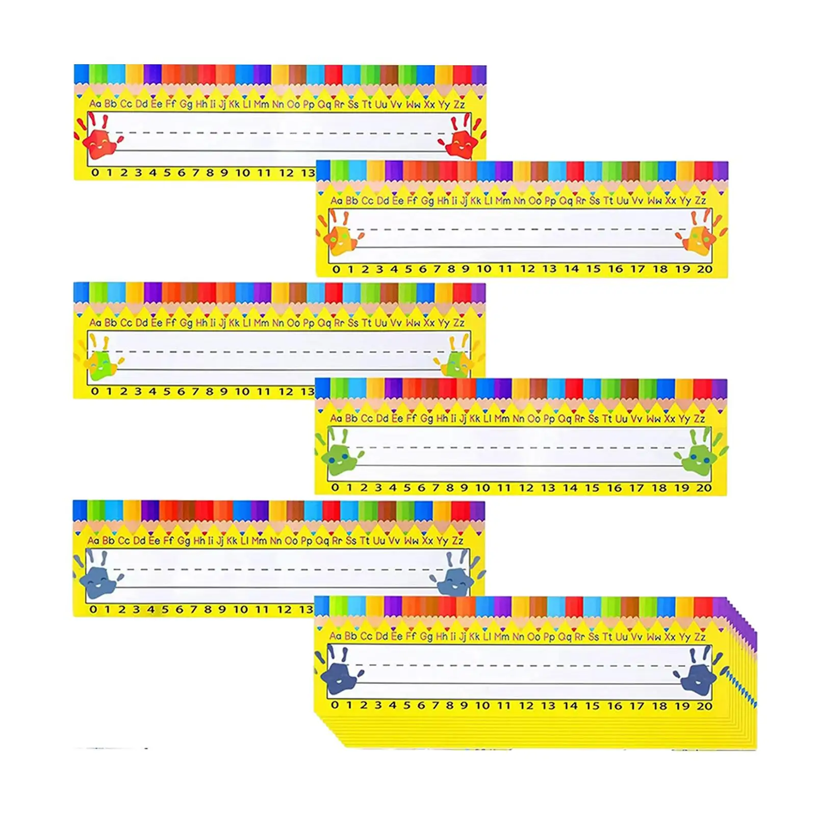 Klassen zimmer Typenschilder Zubehör mit Klebe punkt Punkte DIY Namens karten Namensschilder Namensschilder für Party Teaching Desk Desktop Home