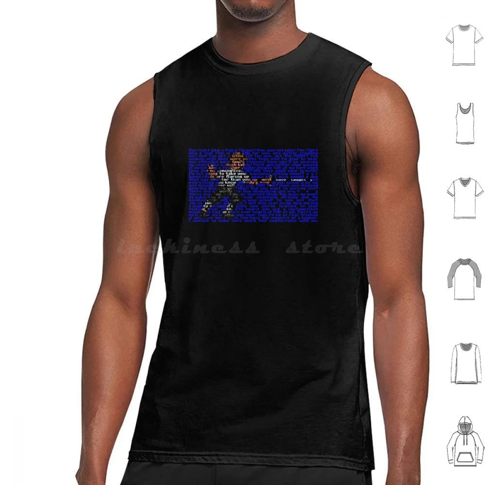 

Insult Sword Fighting-Secret Of Monkey Island Tank Tops Print Cotton Monkey Island Guybrush Monkey Island Threepwood