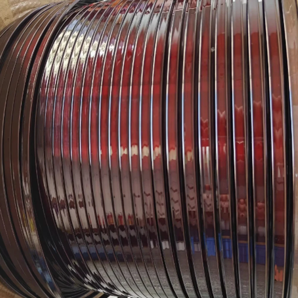 

High-Temperature 180°C Enamelled Flat Copper Cable Motor Transformer Specialty Wire Non-Cracking, Non-Shedding Insulation