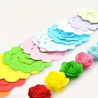 20/40pcs Roll Rose Flower Quilling Paper Strips Craft Make Paper Fake Flowers Kit for DIY Handmade Scrapbooking Quilling Sets