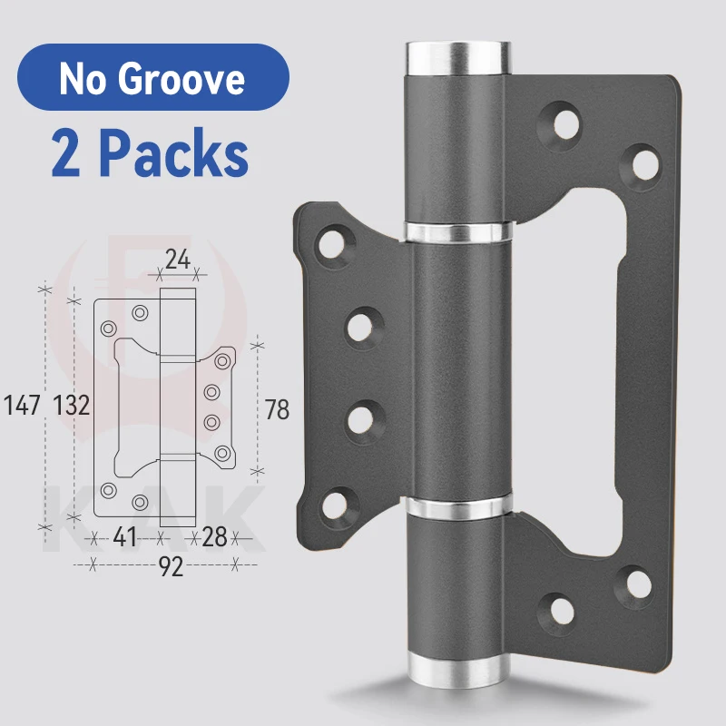 Kak 2 stücke automatischer Tür schließer versteckte Tür scharnier position g weich schließender Tür stopper Aluminium legierung Tür schließ vorrichtung Hardware