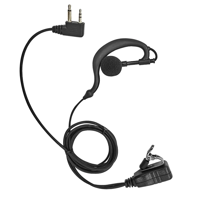 RISENKE-Walkie Talkie Accessories,Earpiece Headset,Compatible with All Midland Radio,G5,G6,G7,G8,G9,G10,G12,M24,M48, M99 G Shape